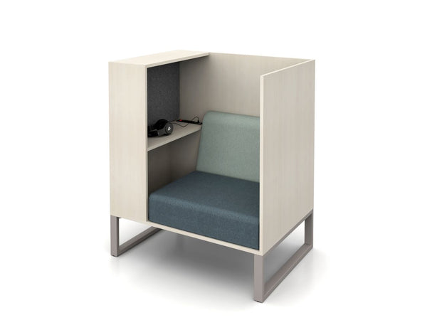 Chatham Cove 3-Sided Work Lounge Right Powered 50 Inch Height