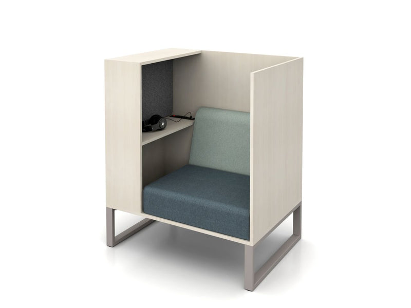 Chatham Cove 3-Sided Work Lounge Right Powered 50 Inch Height