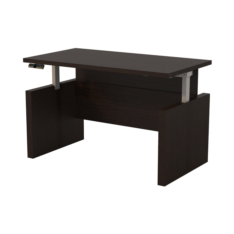 Aberdeen® Height-Adjustable Desk, Straight Front Top & Base, 72" W