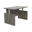 Aberdeen® Height-Adjustable Desk, Straight Front Top & Base, 72" W