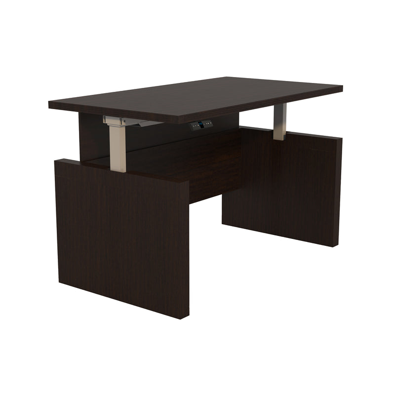 Aberdeen® Height-Adjustable Desk, Conference Front Top & Base, 72" W