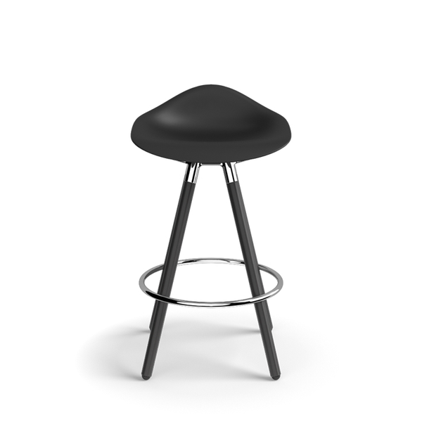 Sedeo Solid Oak Black Stool