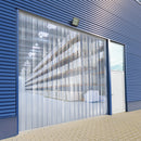 Aleco Clear-Flex II Smooth 3'x7' Strip Door Kit w/ MaxBullet Polymer Hardware