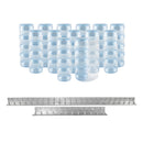 Aleco Scratch Guard Strip Door Kit w/ MaxBullet Angle Aluminum Hardware - 6'x7'