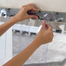 Aleco Clear-Flex II 6'x7' Smooth Strip Door Kit w/ MaxBullet Polymer Hardware