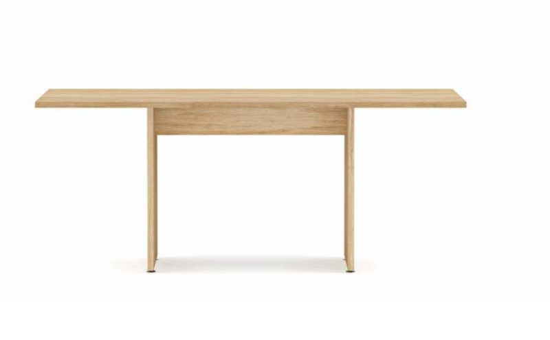 Anywhere 72"W x 36"D Rectangular Meeting Table with Slab Base & One Piece Top