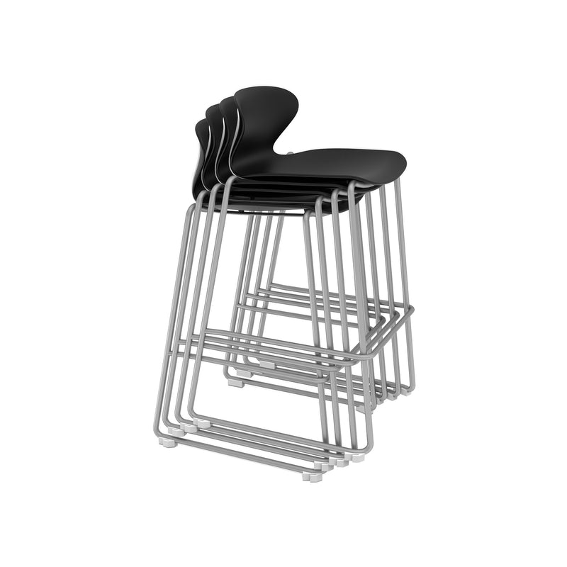 Arcozi Bistro-Height Chair With Poly