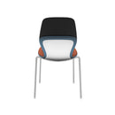 Arcozi Four-Leg Stack Chair With Upholstery