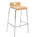 Jive Low Back Wood Laminate Bar Stool