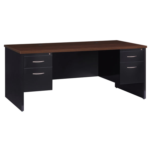 Bedford 72"W Double Pedestal Credenza Desk