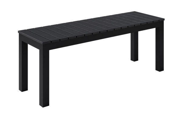 Eveleen Bench Indoor / Outdoor Synthetic Polymer Seat and Back