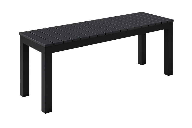 Eveleen Bench Indoor / Outdoor Synthetic Polymer Seat and Back