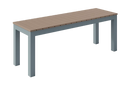 Eveleen Bench Indoor / Outdoor Synthetic Polymer Seat and Back