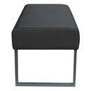 Big & Tall Bench with Silver Frame