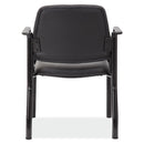 Big & Tall Guest Chair with Arms and Black Frame - 22"W