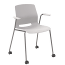 IMME Polypropylene Training Room Chair with Arms
