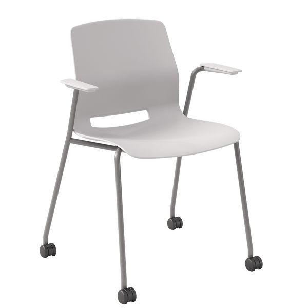 KFI IMME Polypropylene Training Room Chair with Arms