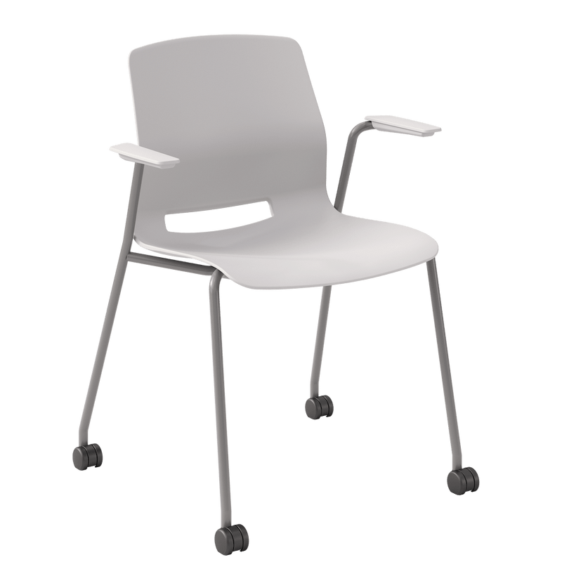 KFI IMME Polypropylene Training Room Chair with Arms