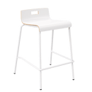 Jive Low Back Wood Laminate Counter Stool