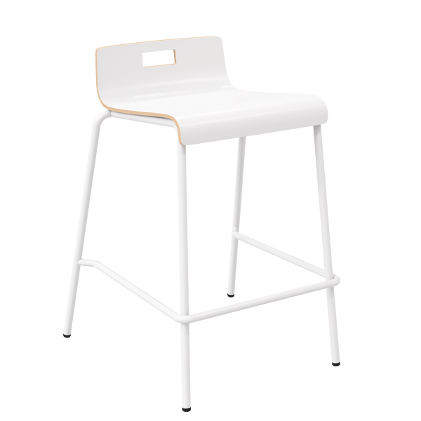 KFI Jive Low Back Wood Laminate Counter Stool