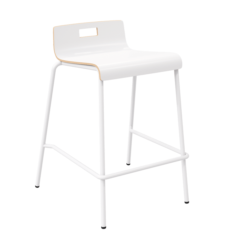 KFI Jive Low Back Wood Laminate Counter Stool