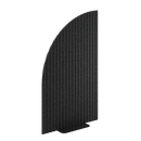 Straight Privacy Screens Rounded End