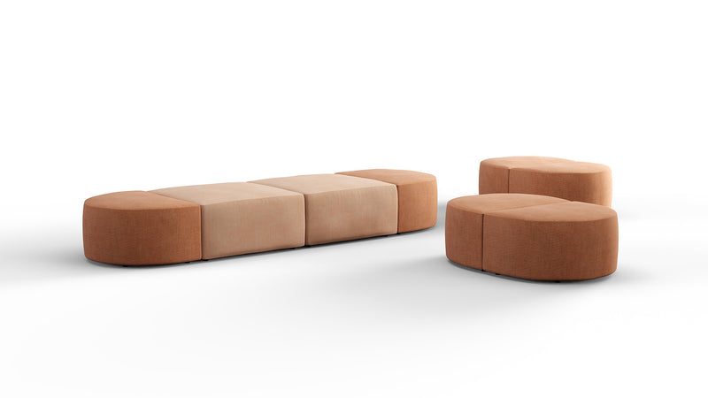 KFI Studios Conversa Modular Ottoman