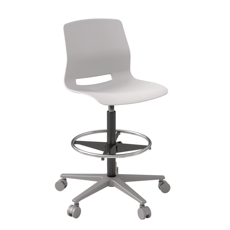 KFI IMME Armless Polypropylene Drafting Chair