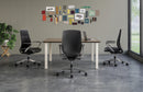 Chelsea Task Chair, Black Base, Black Frame, Grey 3D Knit