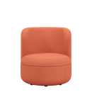 Dotti Lounge Chair with Upholstered Back