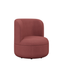Dotti Lounge Chair with Upholstered Back