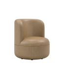 Dotti Lounge Chair with Upholstered Back