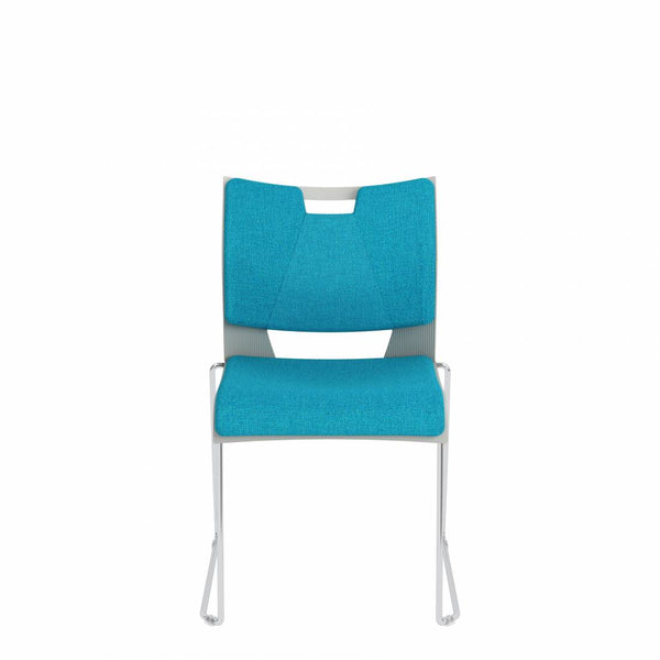 Duet™ Armless Chair with Upholstered Seat & Back