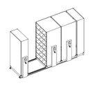 Mobile Lite Typical 12' x 4'; Legal End Tab Filing, 7-Tier, Locking System, 1,454 LFI