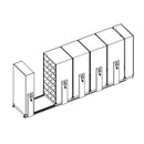Mobile Lite Typical 17' x 4'; Legal End Tab Filing, 7-Tier, Locking System, 2,424 LFI