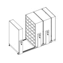 Mobile Lite Typical 10' x 5'; Letter End Tab Filing, 7-Tier, Locking System, 1,958 LFI