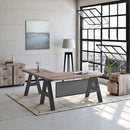 Epitome Industrial Return with Metal Corners - 41"W