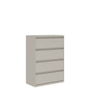 Prime™ 49.6"H Four Drawer Lateral Filing Cabinet, 36"W x 18"D - Fixed Front