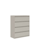 Prime™ 49.6"H Four Drawer Lateral Filing Cabinet, 42"W x 18"D - Fixed Front