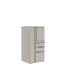 Prime™ 49.6"H Personal Tower, Wardrobe - Left, Box/Box/File - Right