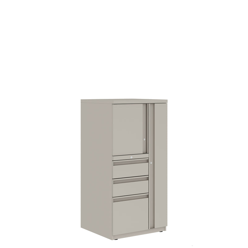 Prime™ 49.6"H Personal Tower, Box/Box/File - Left, Wardrobe - Right