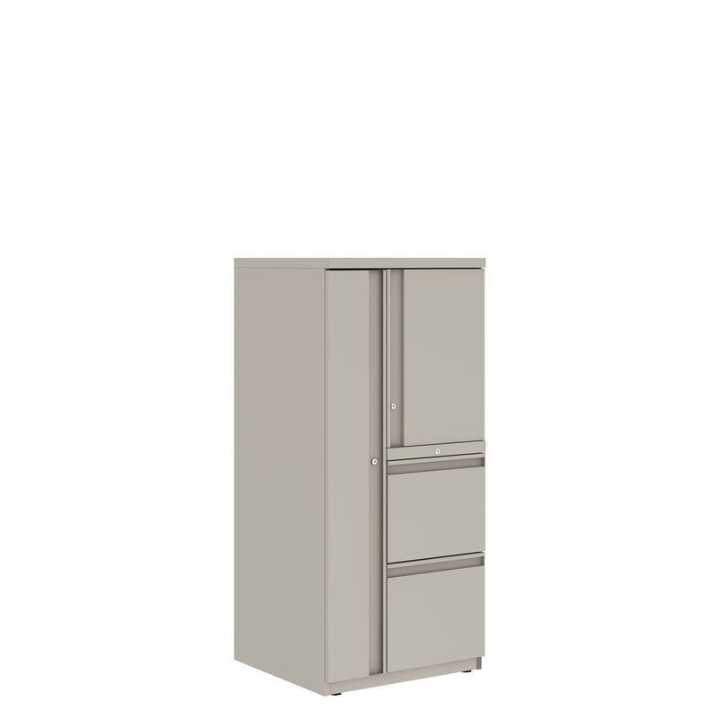 Prime™ 53.6"H Personal Tower, Wardrobe - Left, File/File - Right