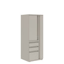 Prime™ 65.6"H Personal Storage Tower, Box/Box/File - Left, Wardrobe - Right