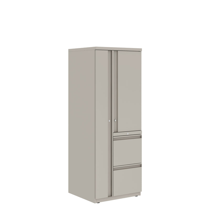 Prime™ 65.6"H Personal Tower, File/File - Left, Wardrobe - Right