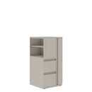 Prime™ 49.6"H Personal Tower, Open Side Shelves, File/File - Left, Wardrobe - Right