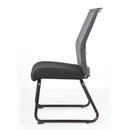 Interchangeable Mesh Back Armless Guest Chair with Sled Base