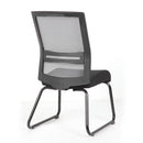 Interchangeable Mesh Back Armless Guest Chair with Sled Base