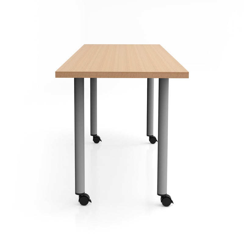 Jurni Multi-Purpose Table with Post Leg and Casters