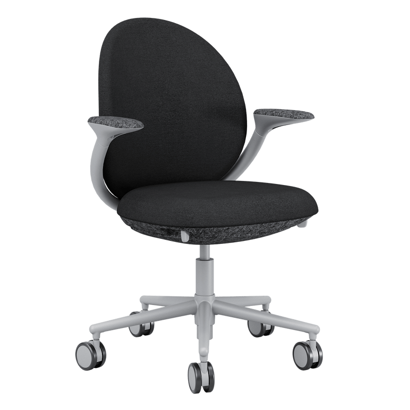 KFI Studios Jade PET Felt Work Chair