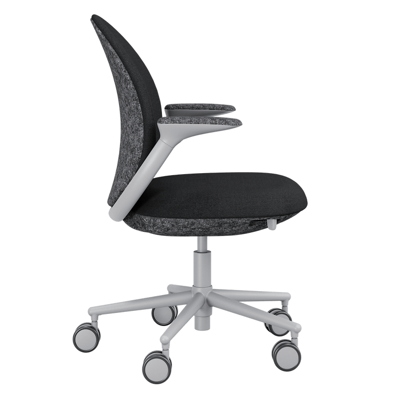 KFI Studios Jade PET Felt Work Chair